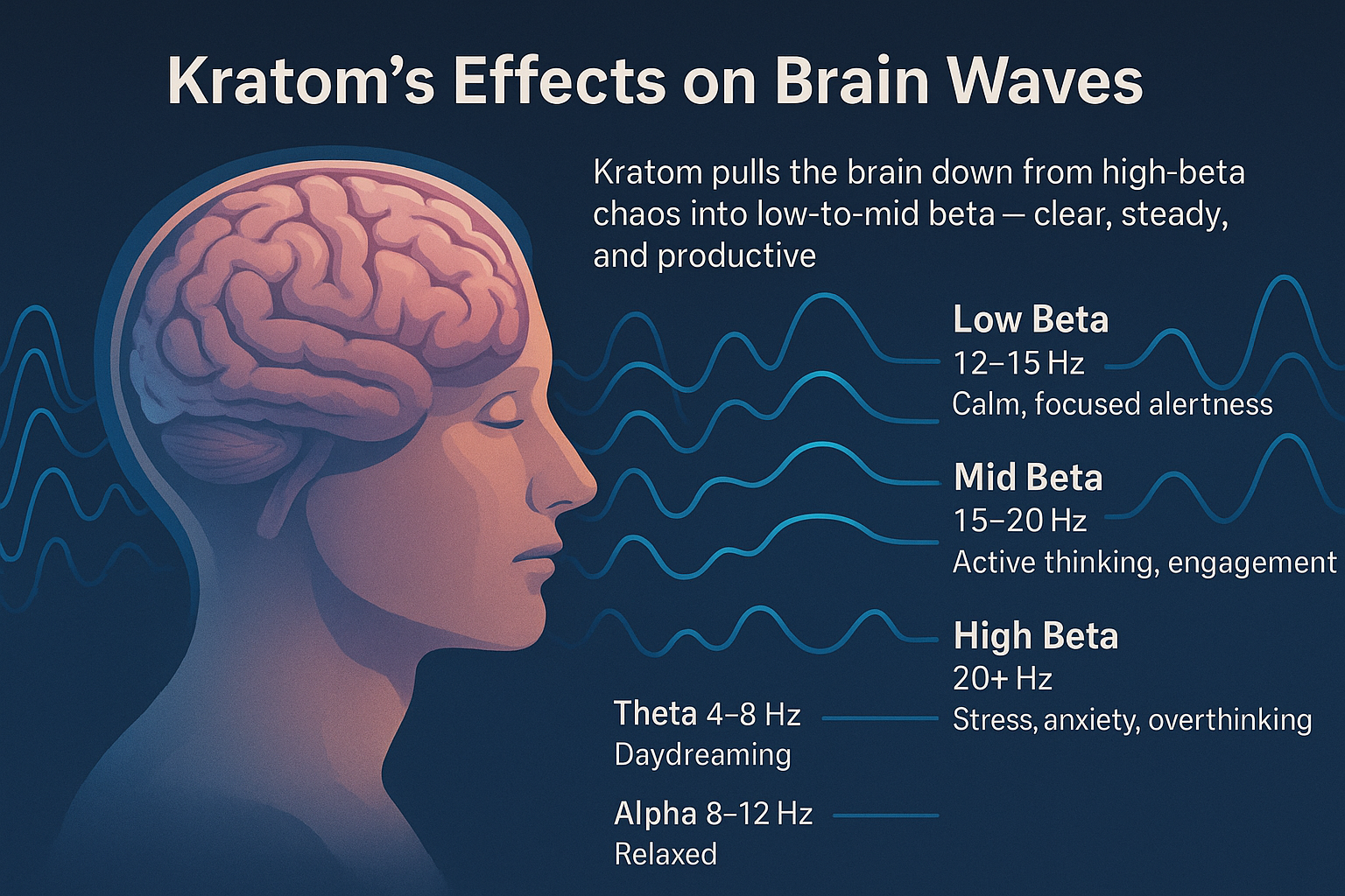 Kratom's Effects On Brainwaves
