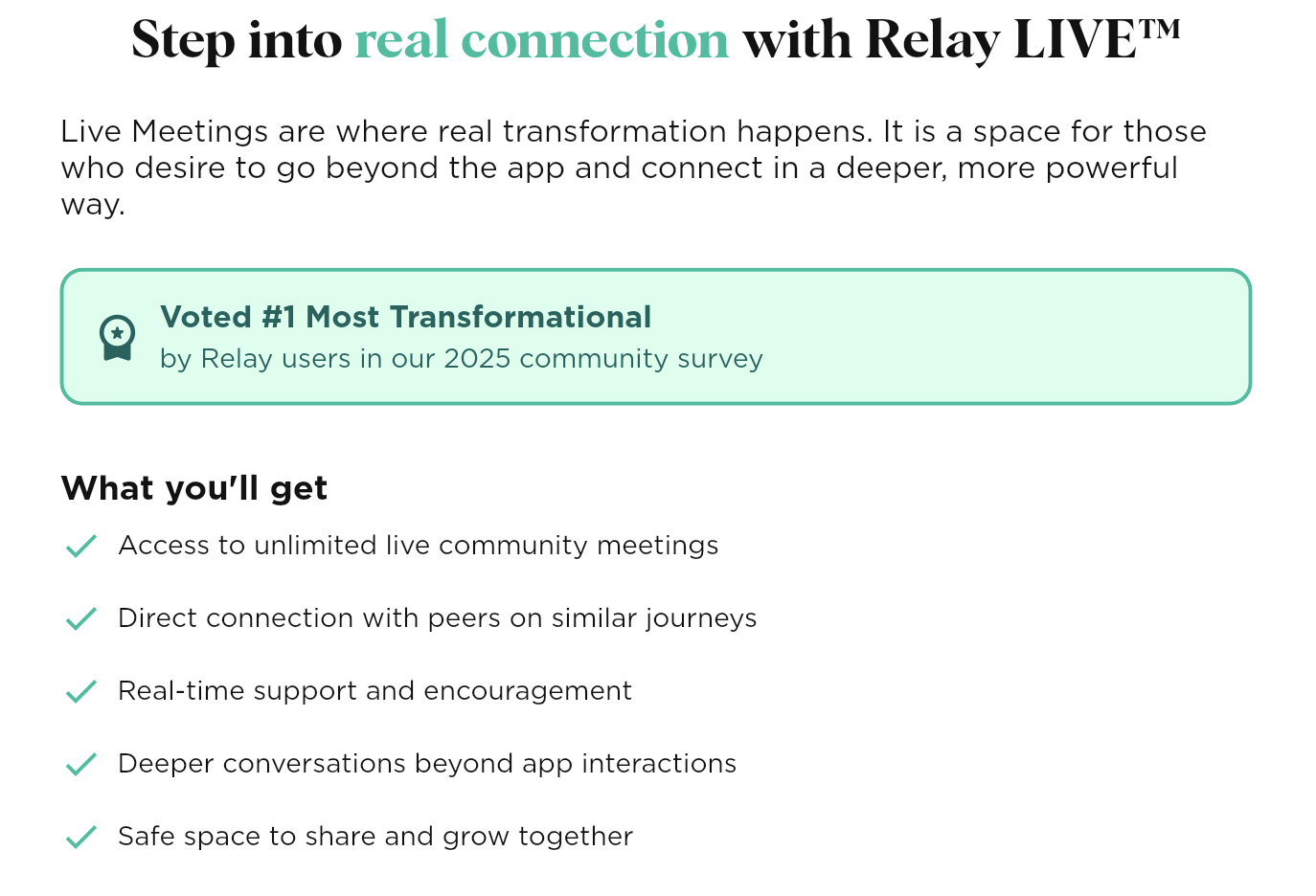 relay live meetings