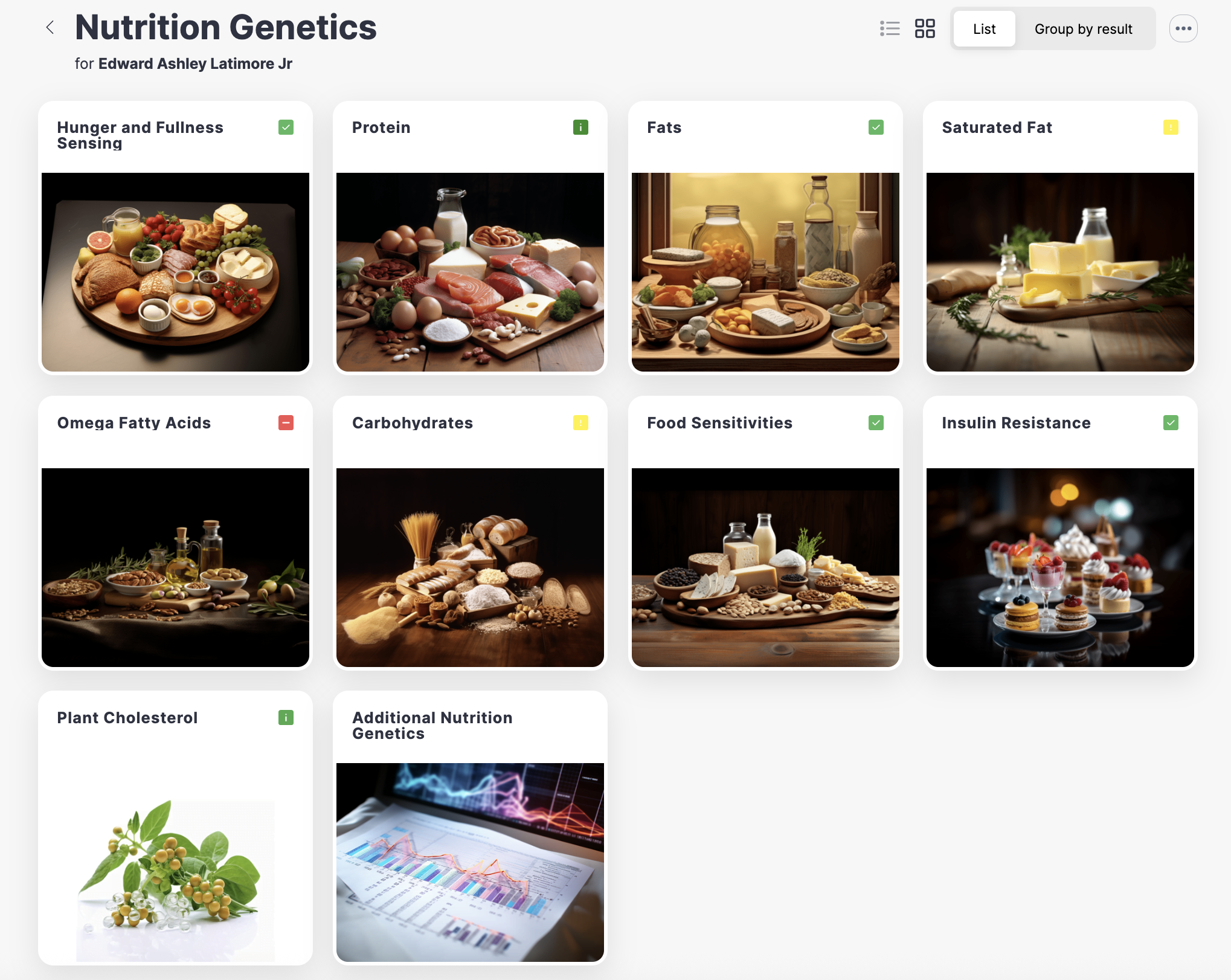 Rebel health nutrition genetic reports