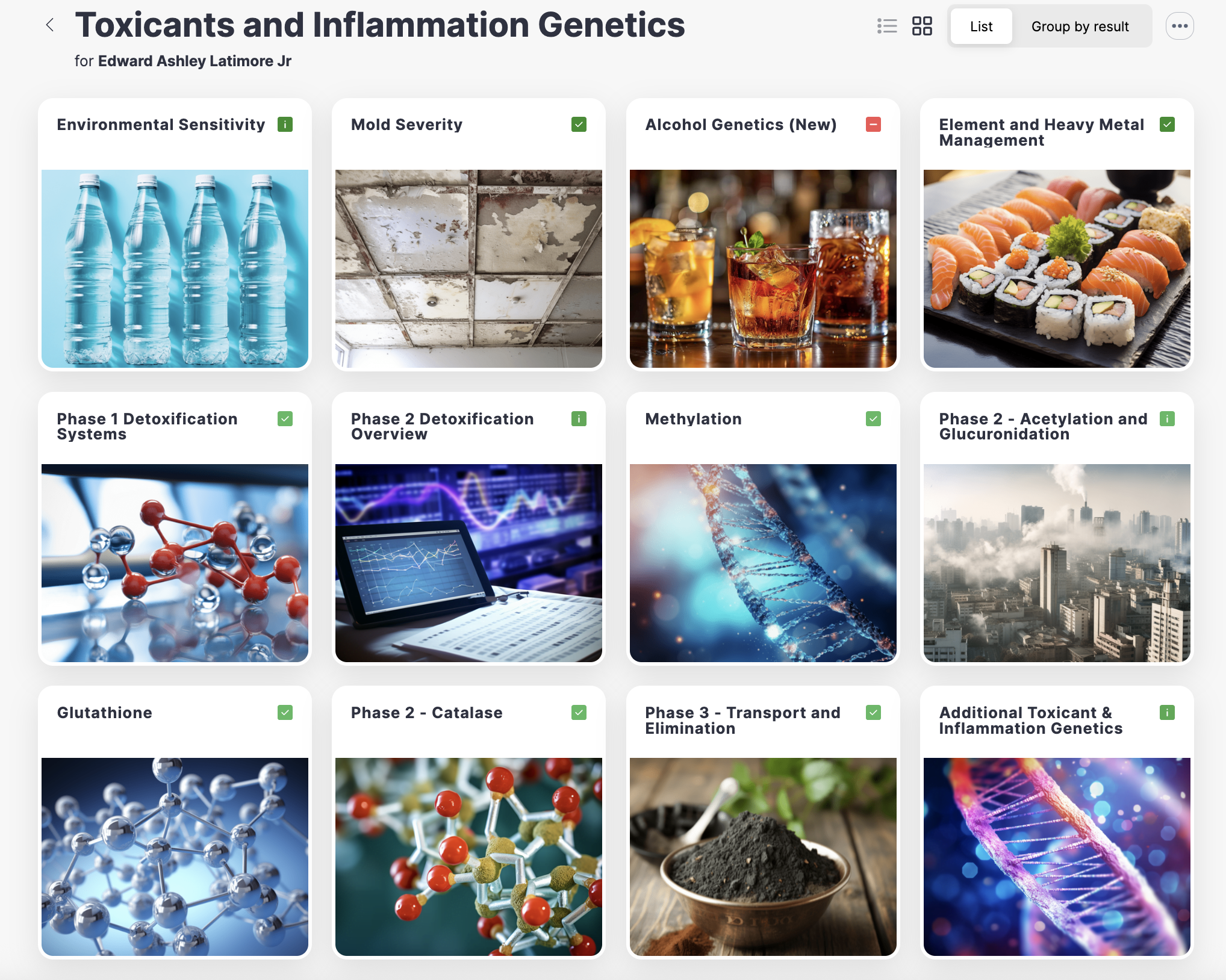 Rebel Health Alliance Toxicants and Inflammatants genetics