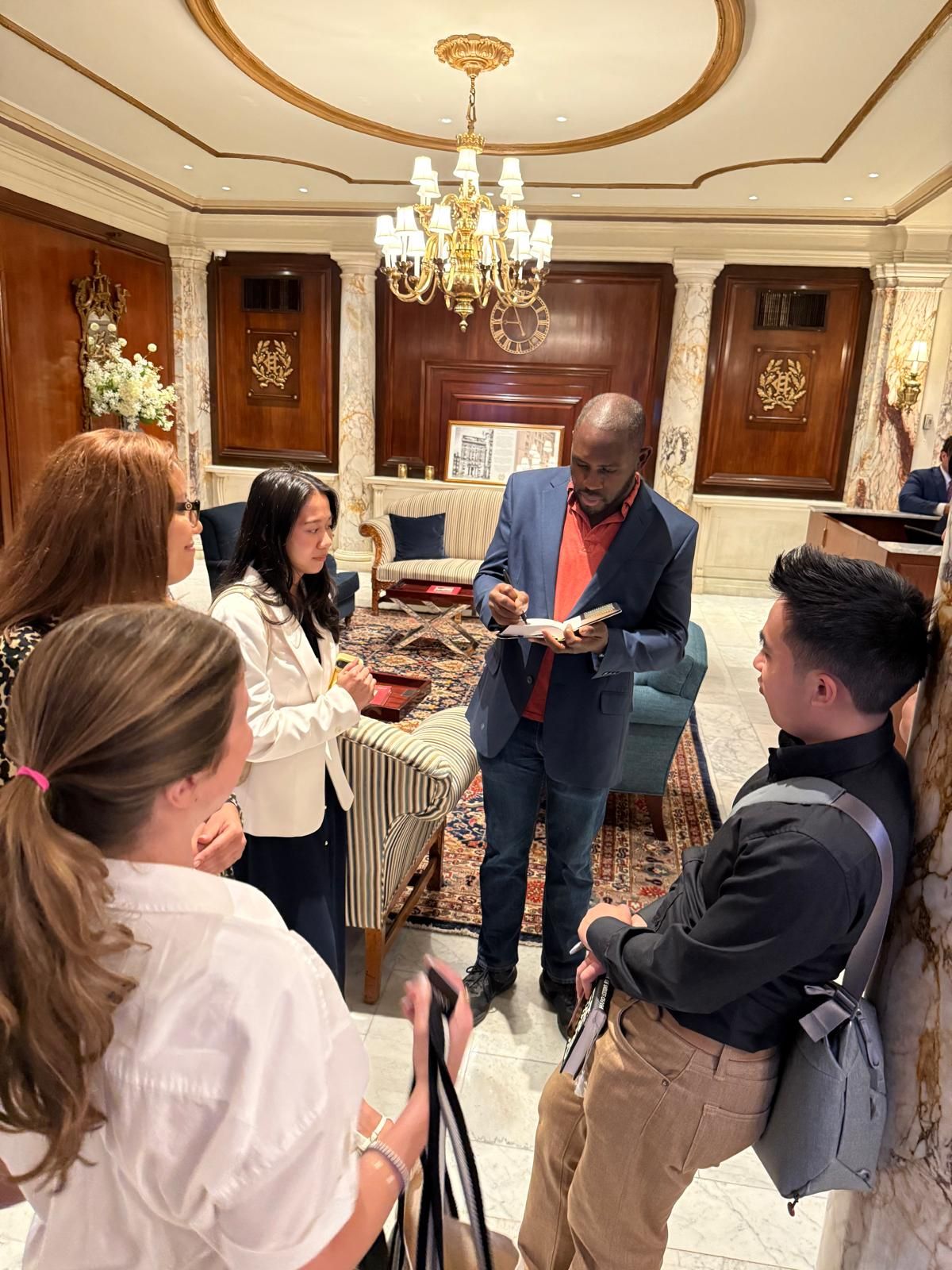 Signing books for my writing career