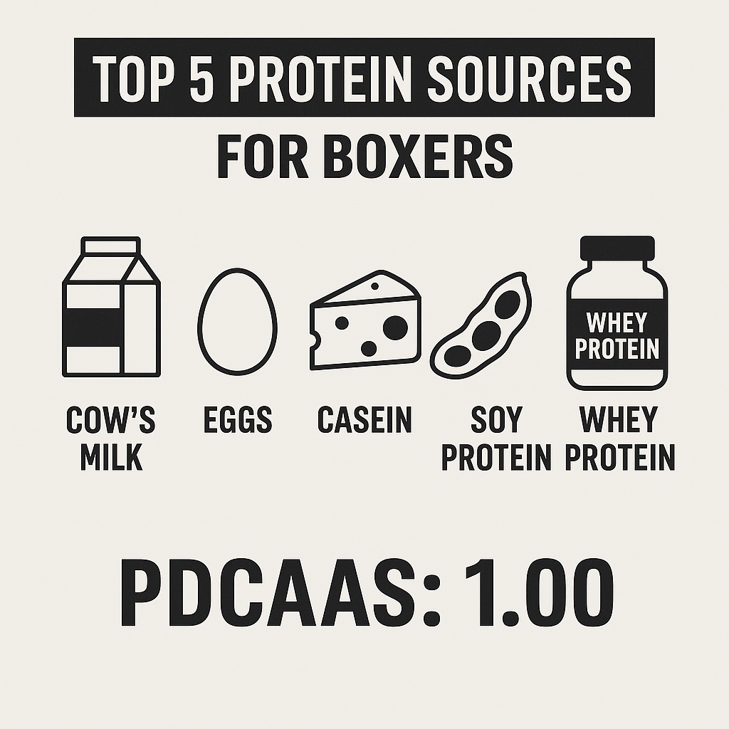 Top sources of protein for boxers
