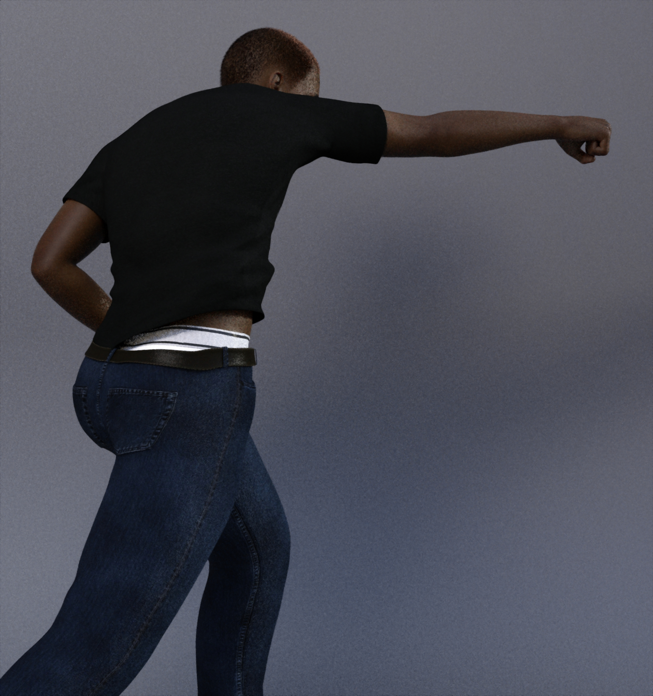 Turn your hips and back for powerful punching