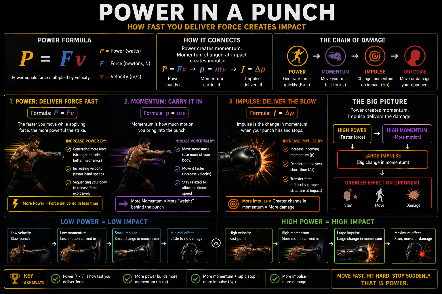 How power works in a punch