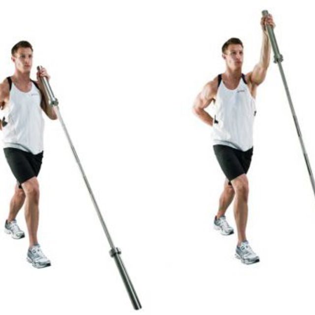 The landmine press to punch harder