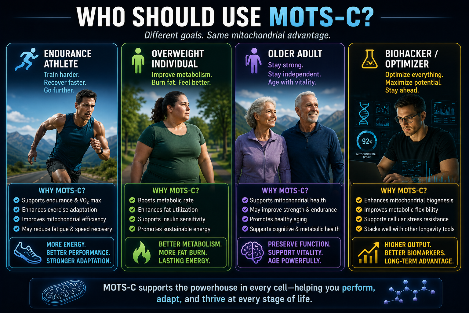 Who should use MOTS-c?