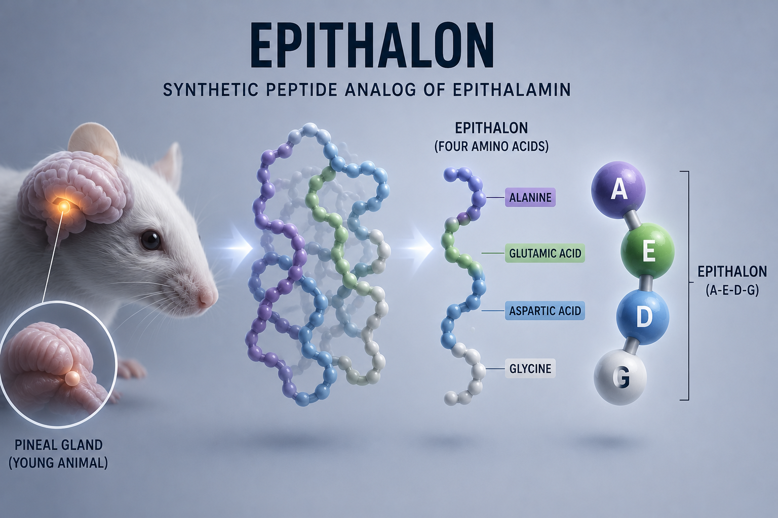 Chemical structure of epithalon