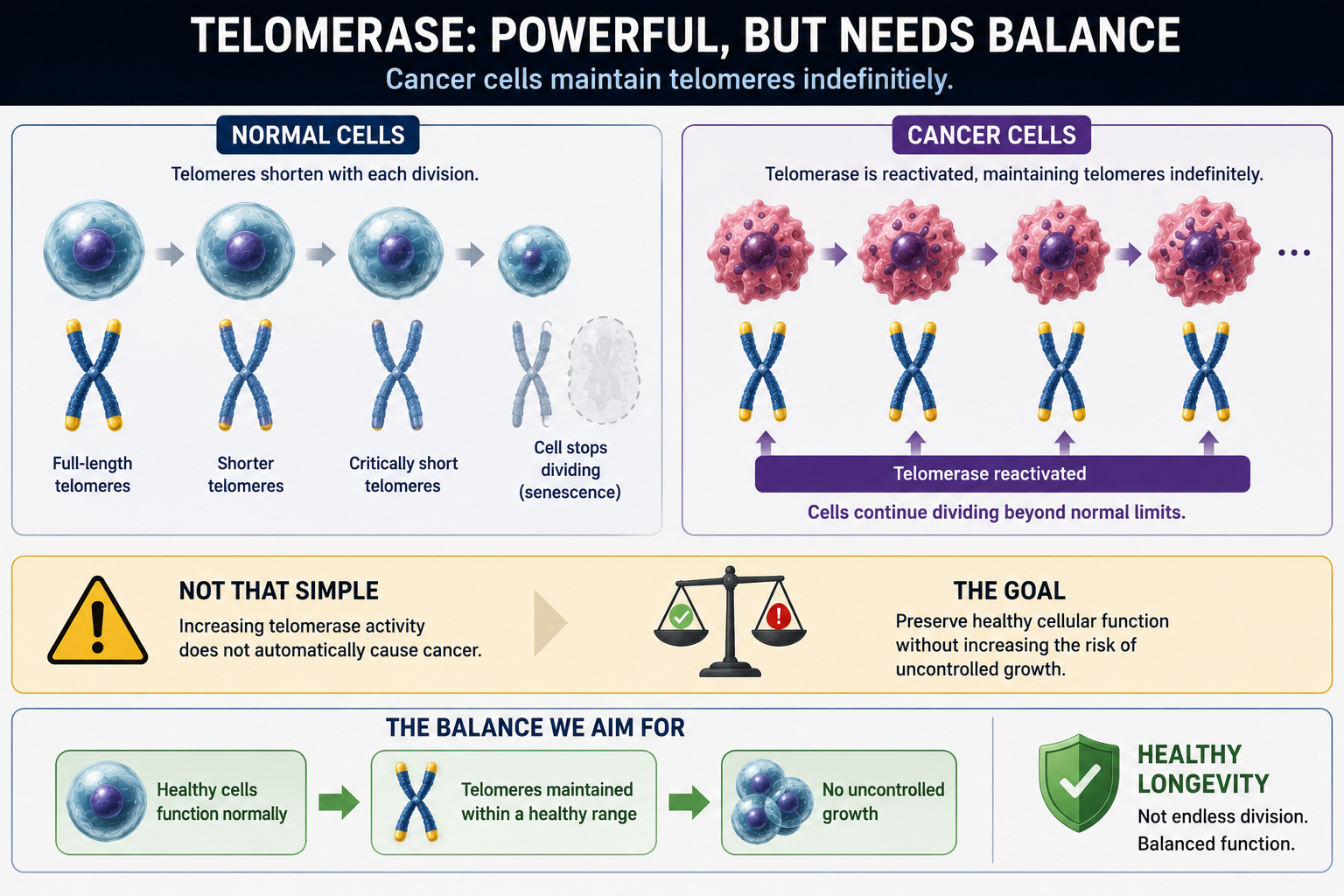 Telomeres linked to cancer