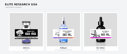 Peptides for Hair growth from Elite Research USA