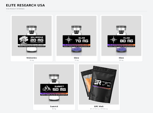 Elite Research Healing Peptide Blends