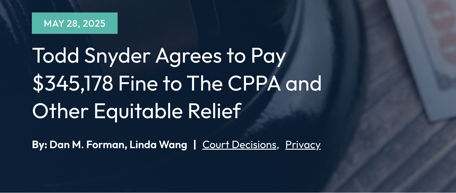 Todd Snyder fine for privacy