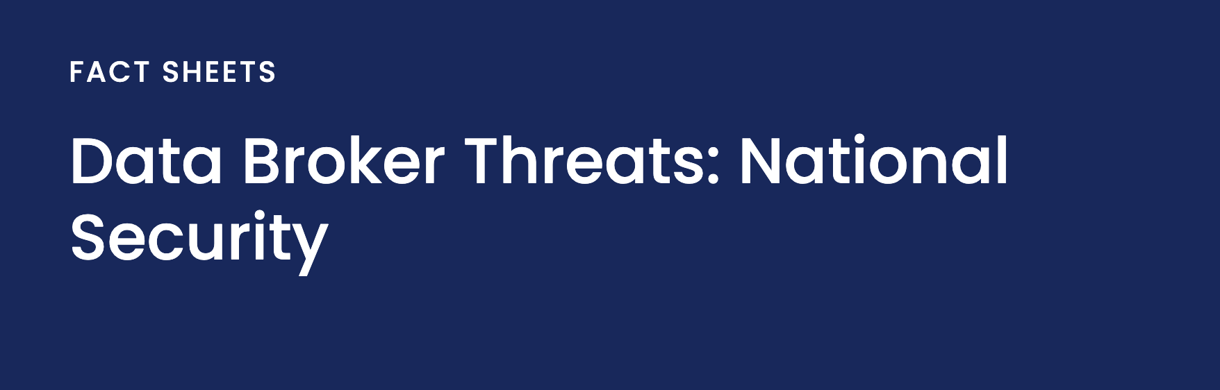 The dangers of data brokers