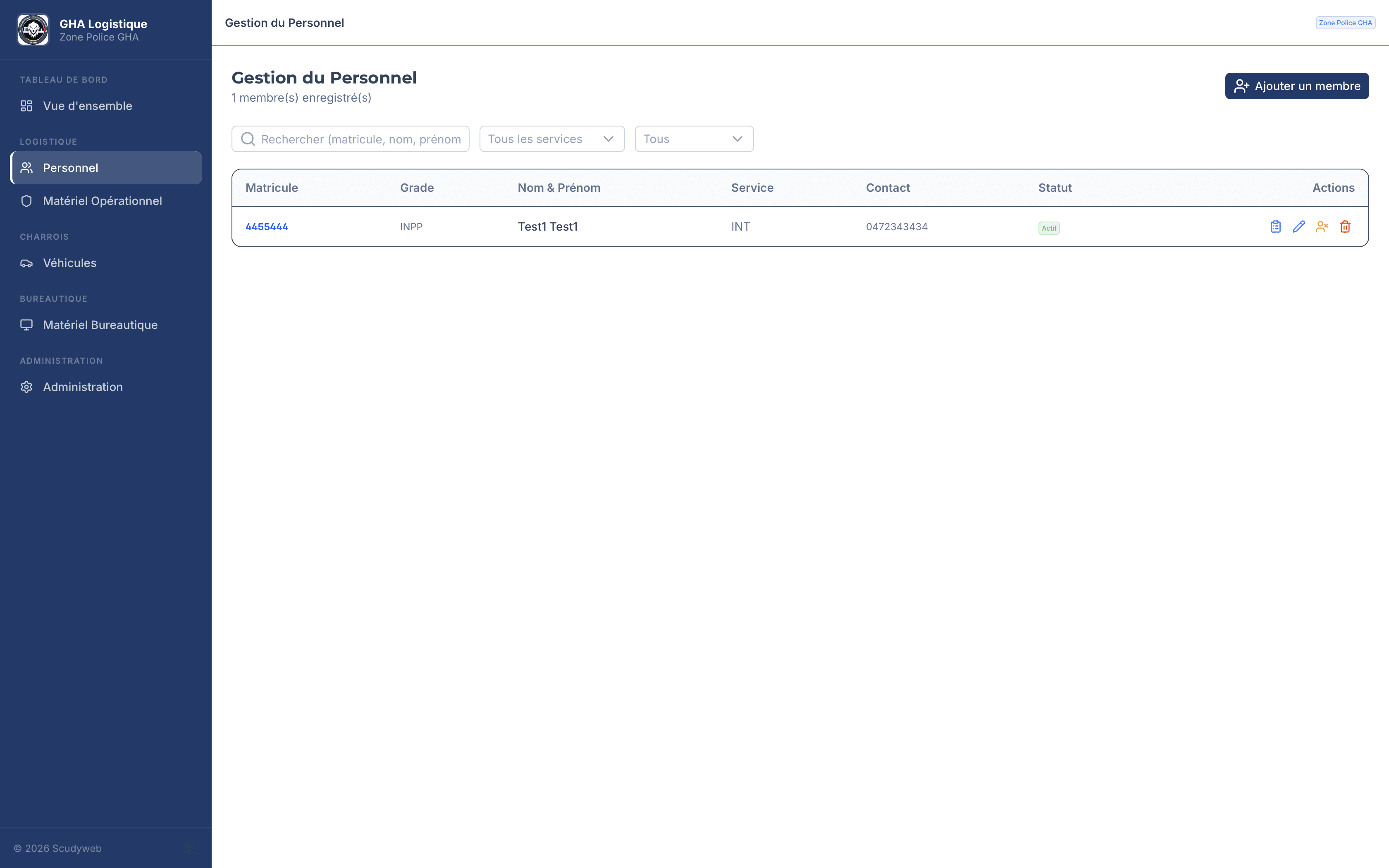 Gestion logistique GHA - image 1