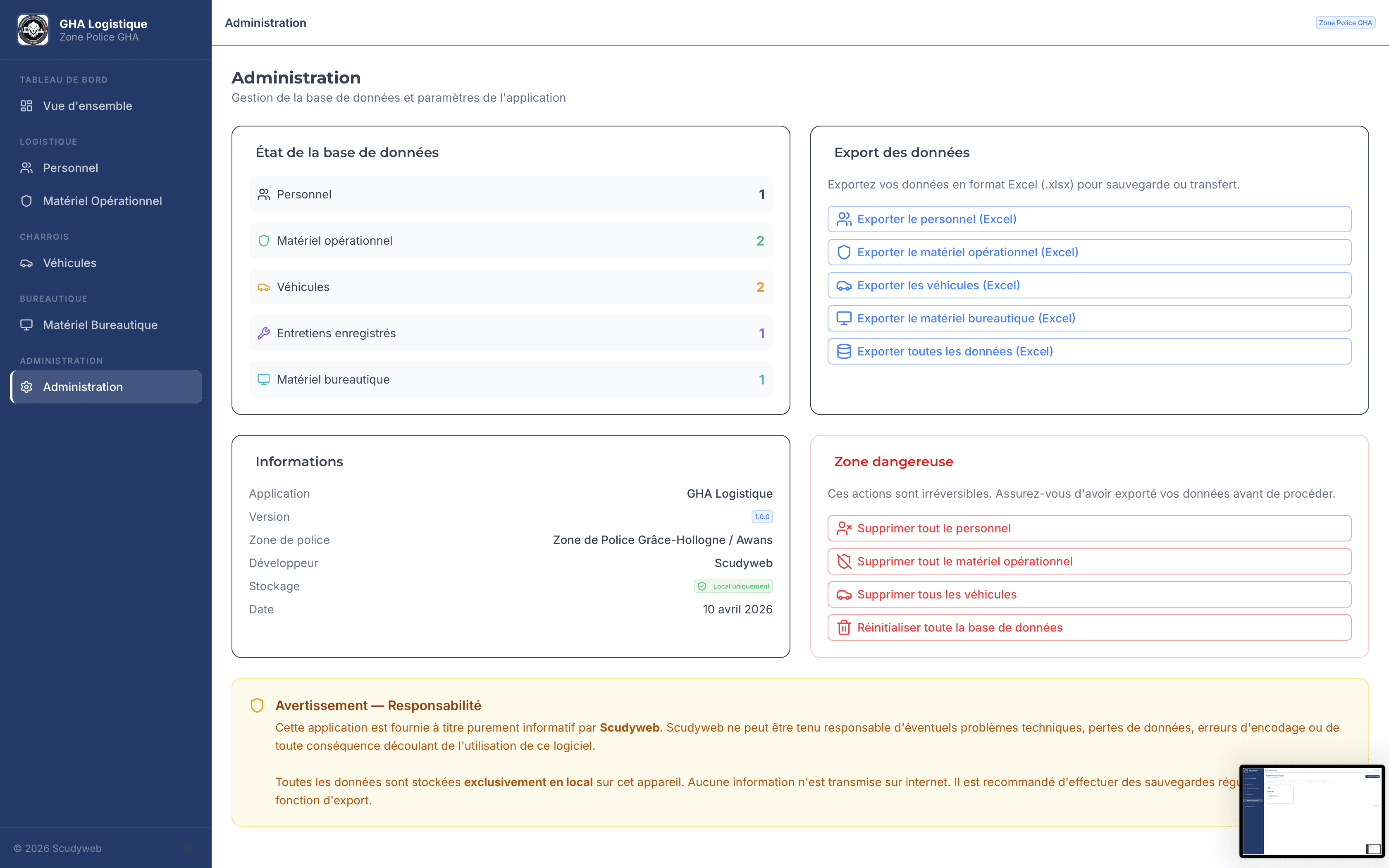 Gestion logistique GHA - image 5