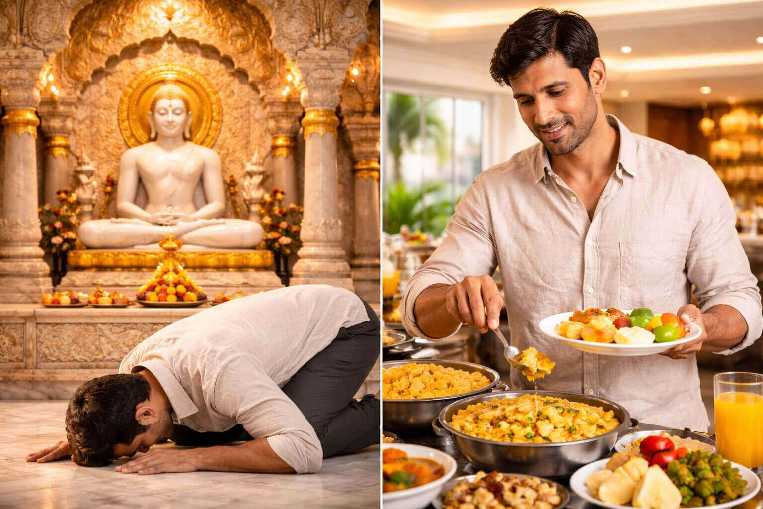 પ્રભુ દર્શન કર્યા બાદ જ અન્નજળ વાપરીશ