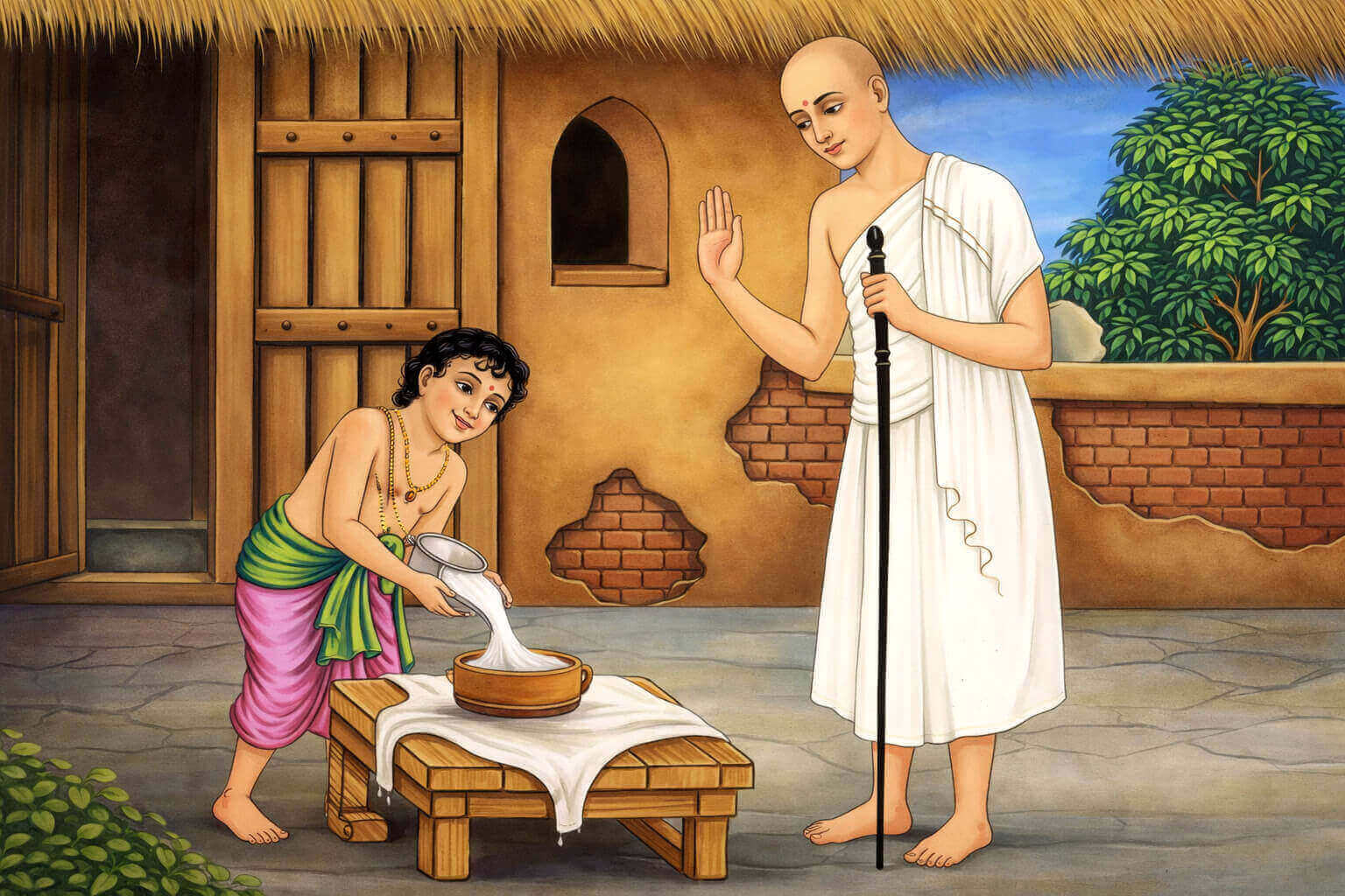 સાધુ - સાધ્વીજી ભ. ને ગોચરીની વિનંતી કરીશ
