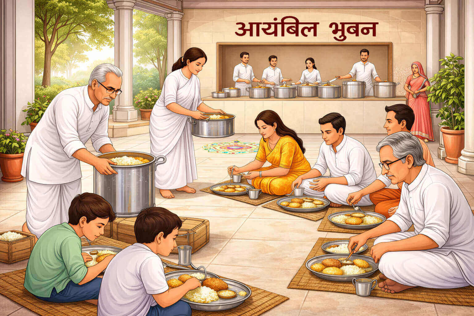 આયંબિલશાળા એ પીરસવાની ભક્તિ કરીશ
