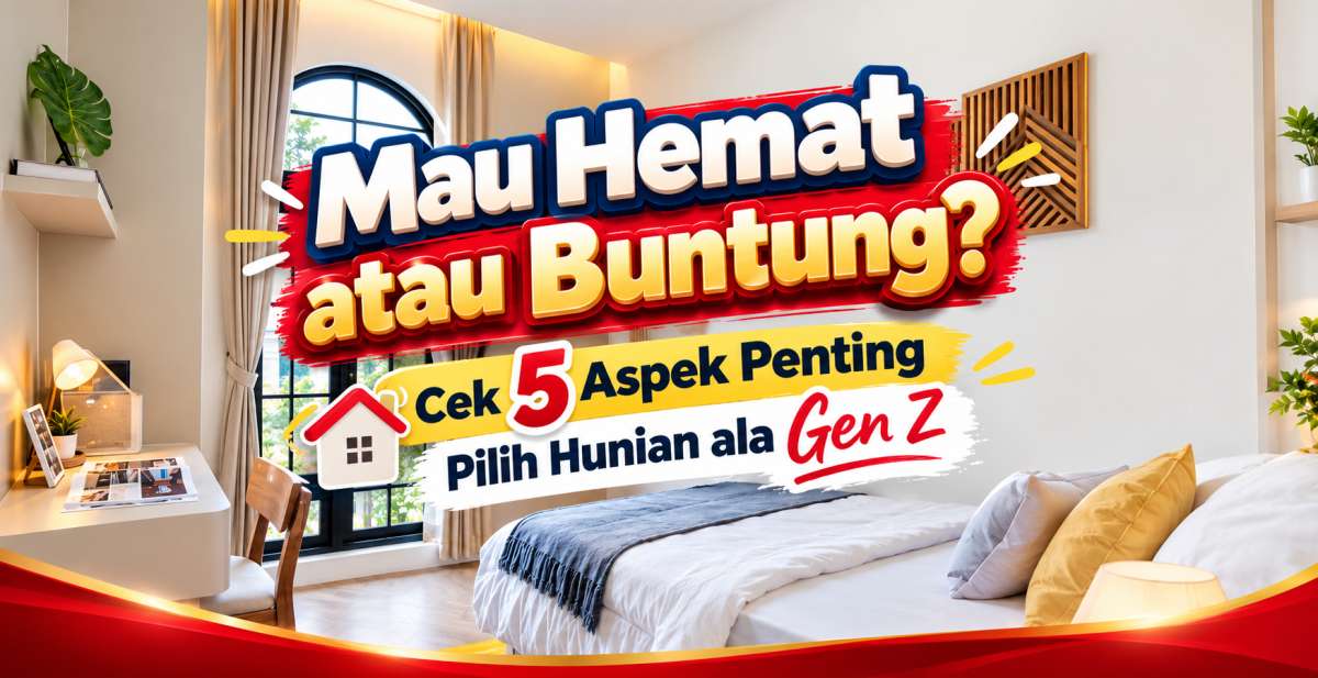 Mau Hemat atau Buntung? Cek 5 Aspek Penting Pilih Hunian ala Gen Z 