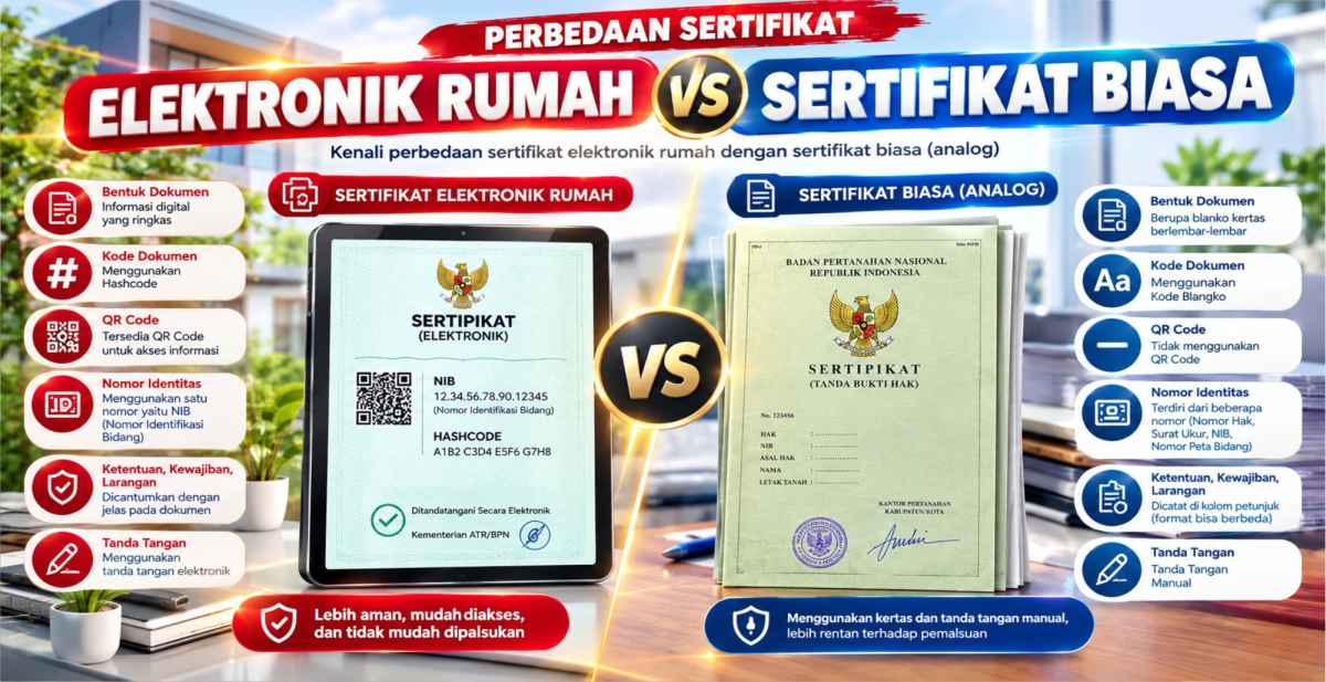 Sertifikat Elektronik Rumah: Apa Bedanya dengan Sertifikat Lama?