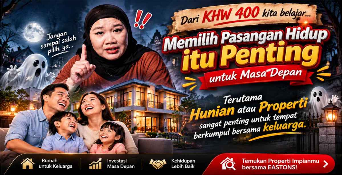 Dari KHW 400 kita belajar bahwa memilih pasangan hidup itu penting karena menyangkut masa depan.