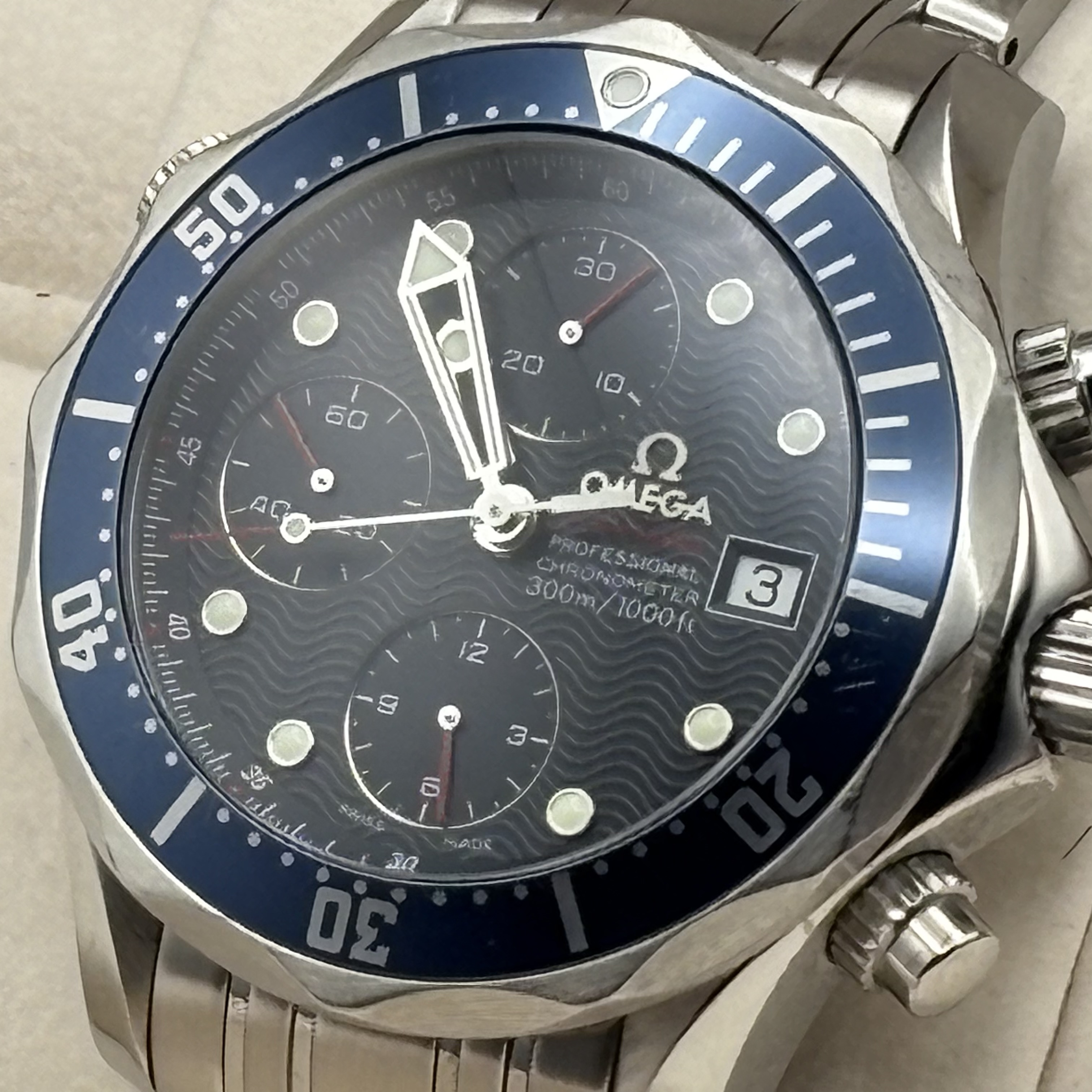 Omega Seamaster dial
