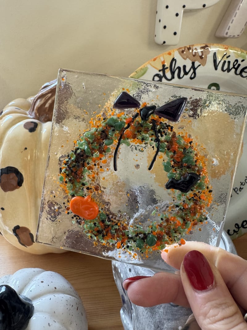 Glass Fusing Workshop: Autumn Wreath