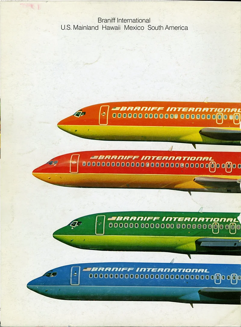 Braniff International rebrand from 1971.
