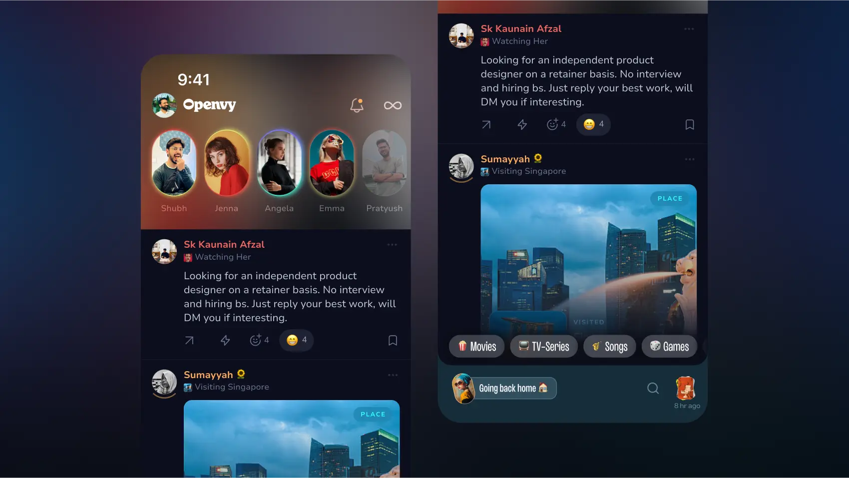 A high-fidelity wireframe featuring detailed layouts, real text, and precise spacing, showcasing a near-final design that clearly communicates the full user experience flow.