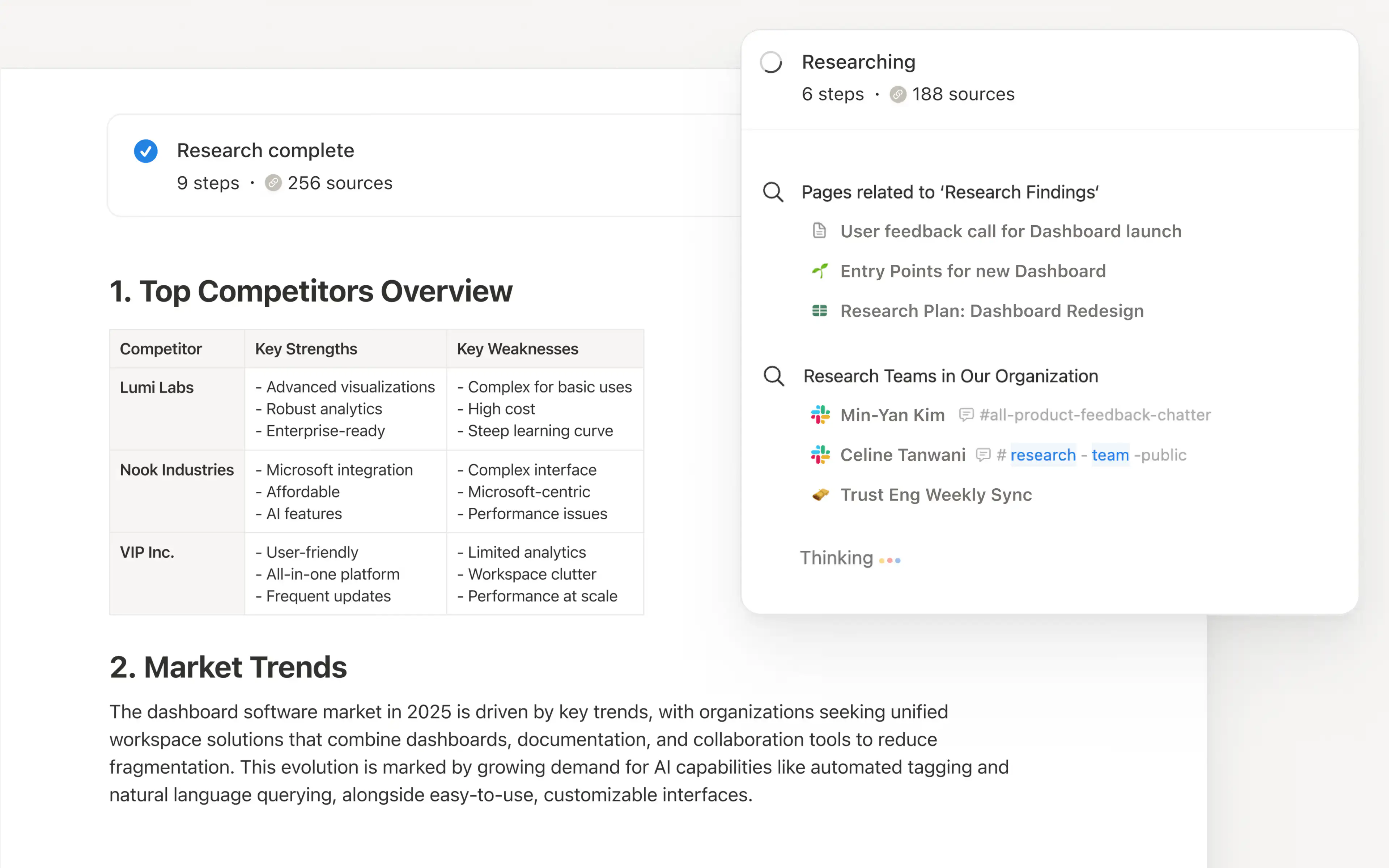 Notion AI productivity tool for marketing featuring campaign organization, content automation, and team collaboration workspace.