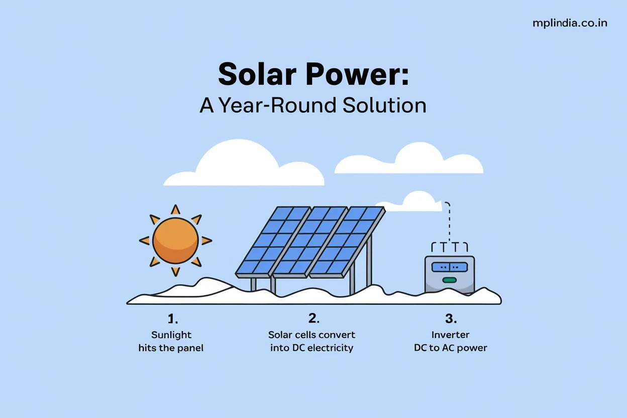 solar power all year round