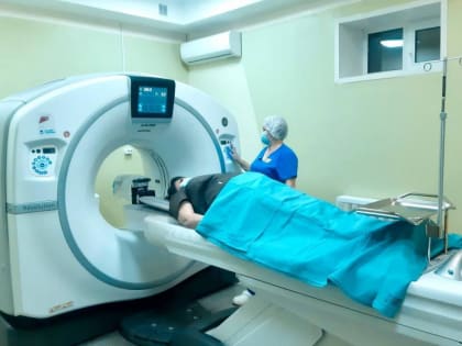 Новый томограф установили в больнице п. Голышманово
