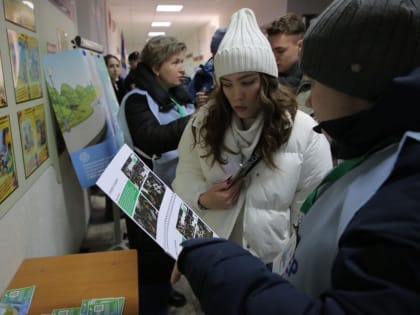 Волонтеры в Тюмени за три дня голосования за объекты благоустройства собрали 60 тысяч мнений