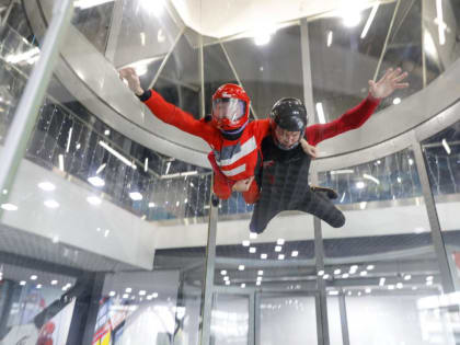 Реабилитации тюменцев с ДЦП помогают занятия в аэротрубе