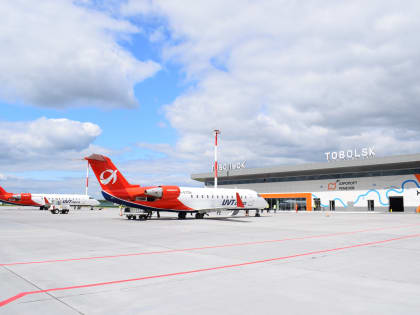 Тобольский аэропорт за майские праздники принял на 44% пассажиров больше, чем в 2023 году