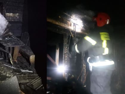 От удара молнии в Тюменском районе сгорел жилой дом