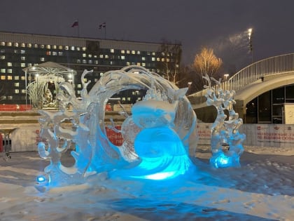 Мастера из Тобольска победили на международном турнире по ледовой скульптуре