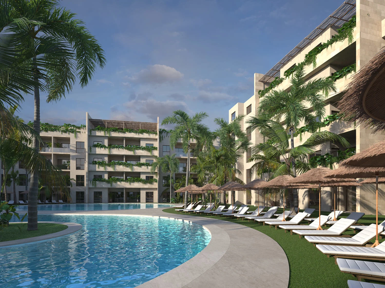 Apartamentos y villas junto a la playa de Los corales Punta Cana