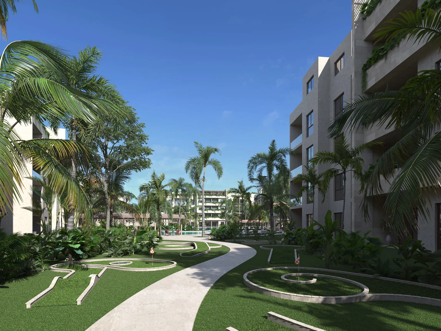 Apartamentos y villas junto a la playa de Los corales Punta Cana