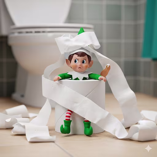 Toilet Paper Roll Elf