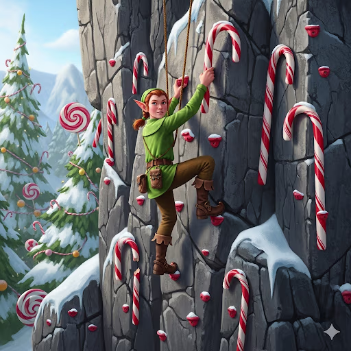 Rock Climbing Elf