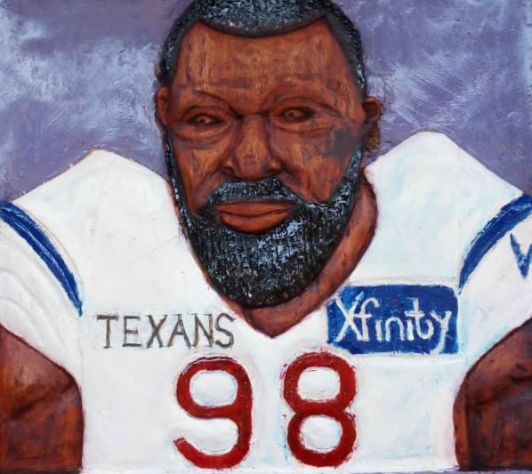 Woodcarving of The Dreamer