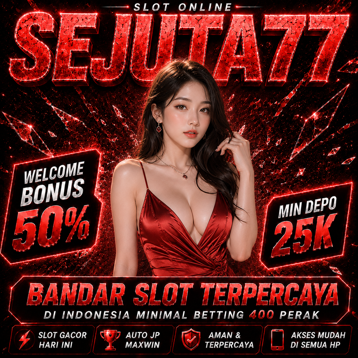 SEJUTA77: Secure Daftar Agen Slot Online Gacor Dengan Sececer Jackpot Melimpah