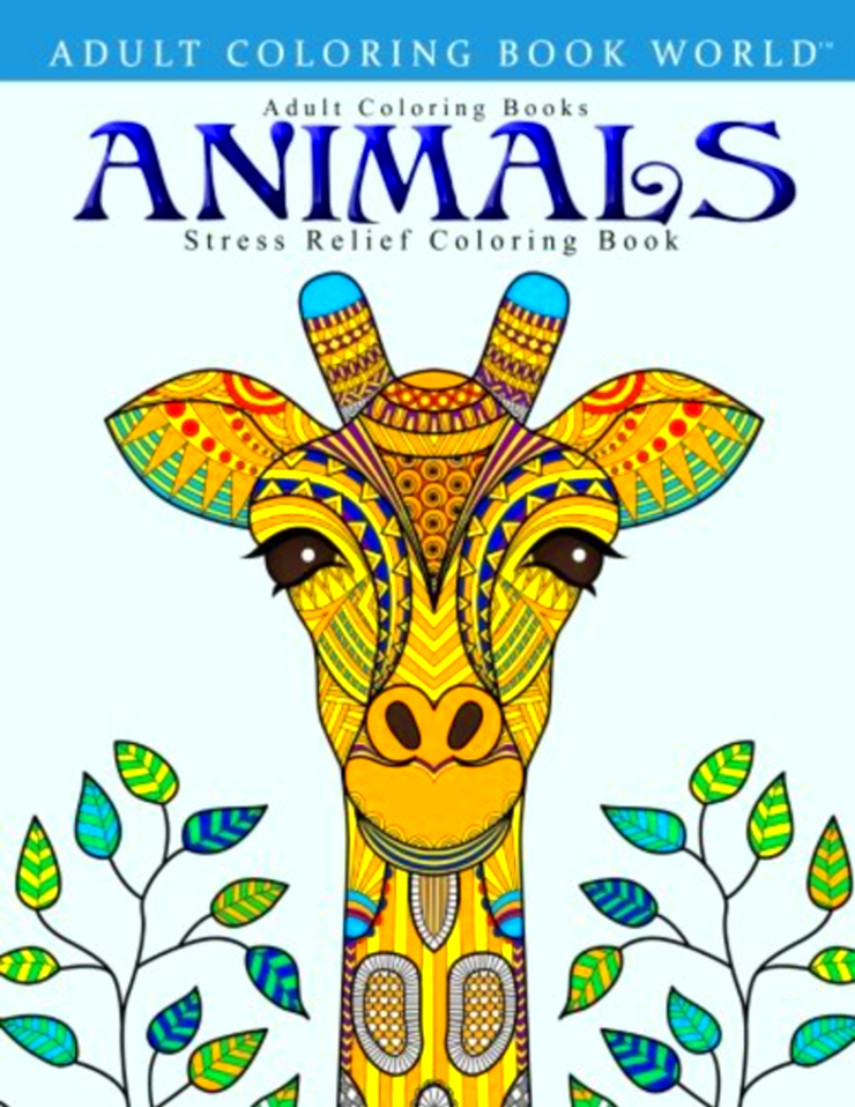 Stress Relief Adult Coloring Books: Animals EBay - Stress Relief Adult Coloring Books: Animals EBay