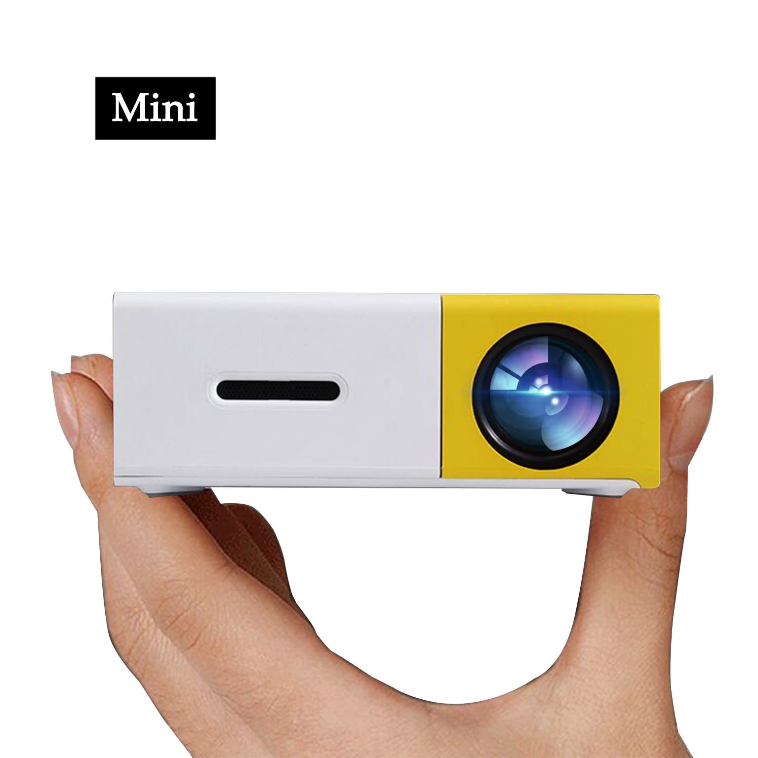 Pico Projector, ARTLII LED Mini Projector connect PC Laptop iPhone