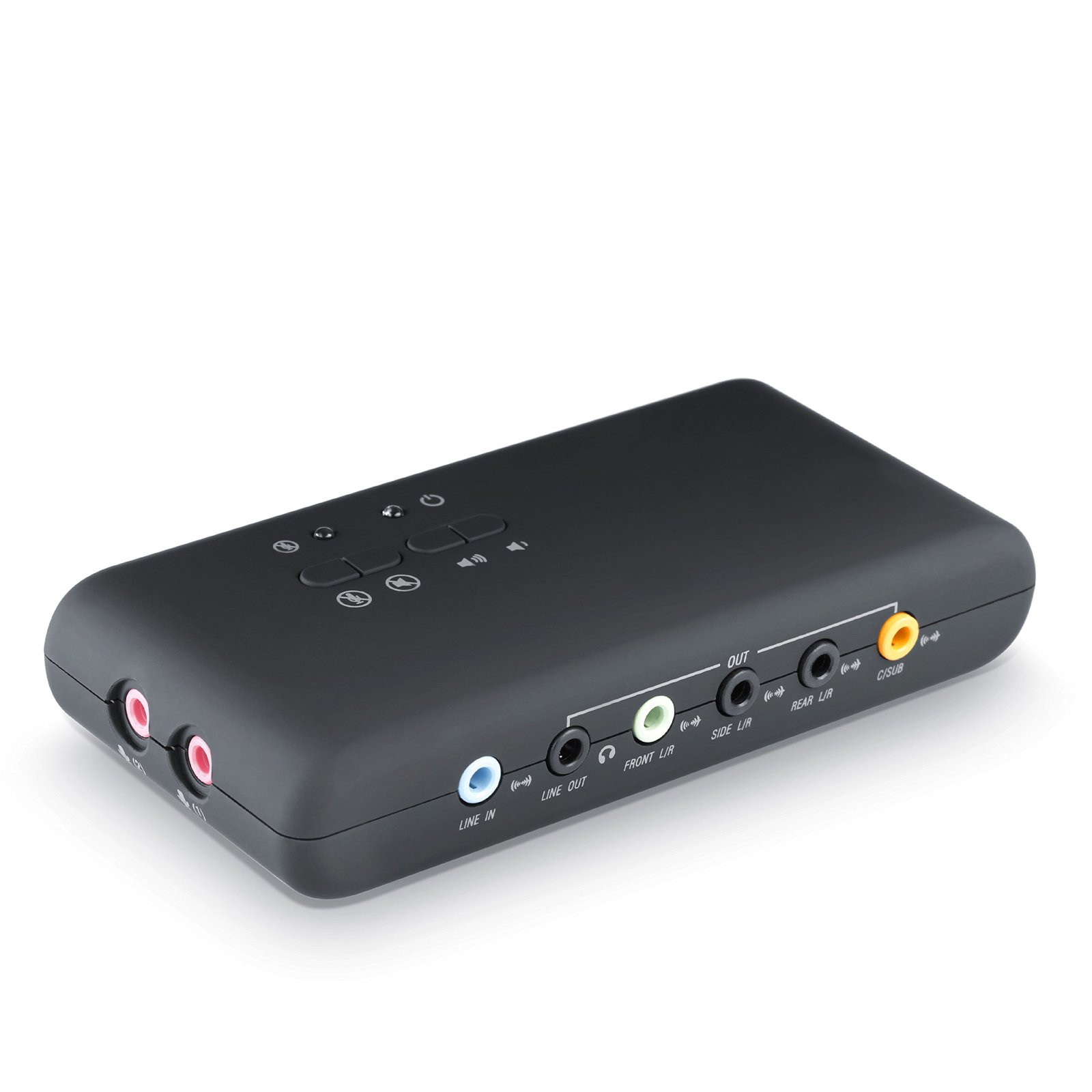 CSL - USB 7.1 external sound card (8-channel)  7.1 Channel USB Soundbox, Dynamic