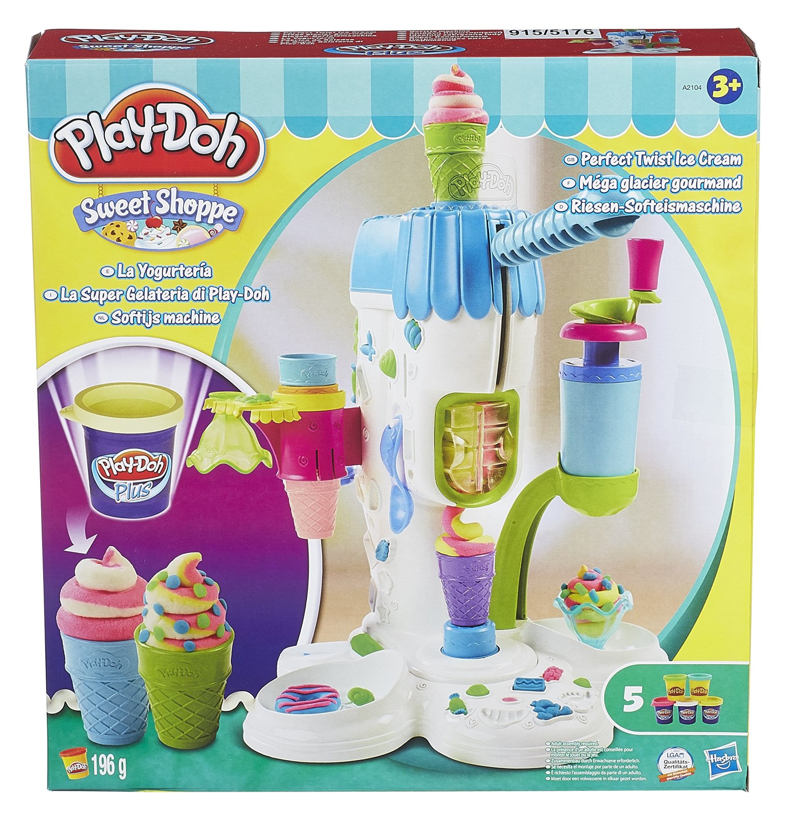 PlayDoh Sweet Shoppe Perfect Twist Ice Cream Playset eBay