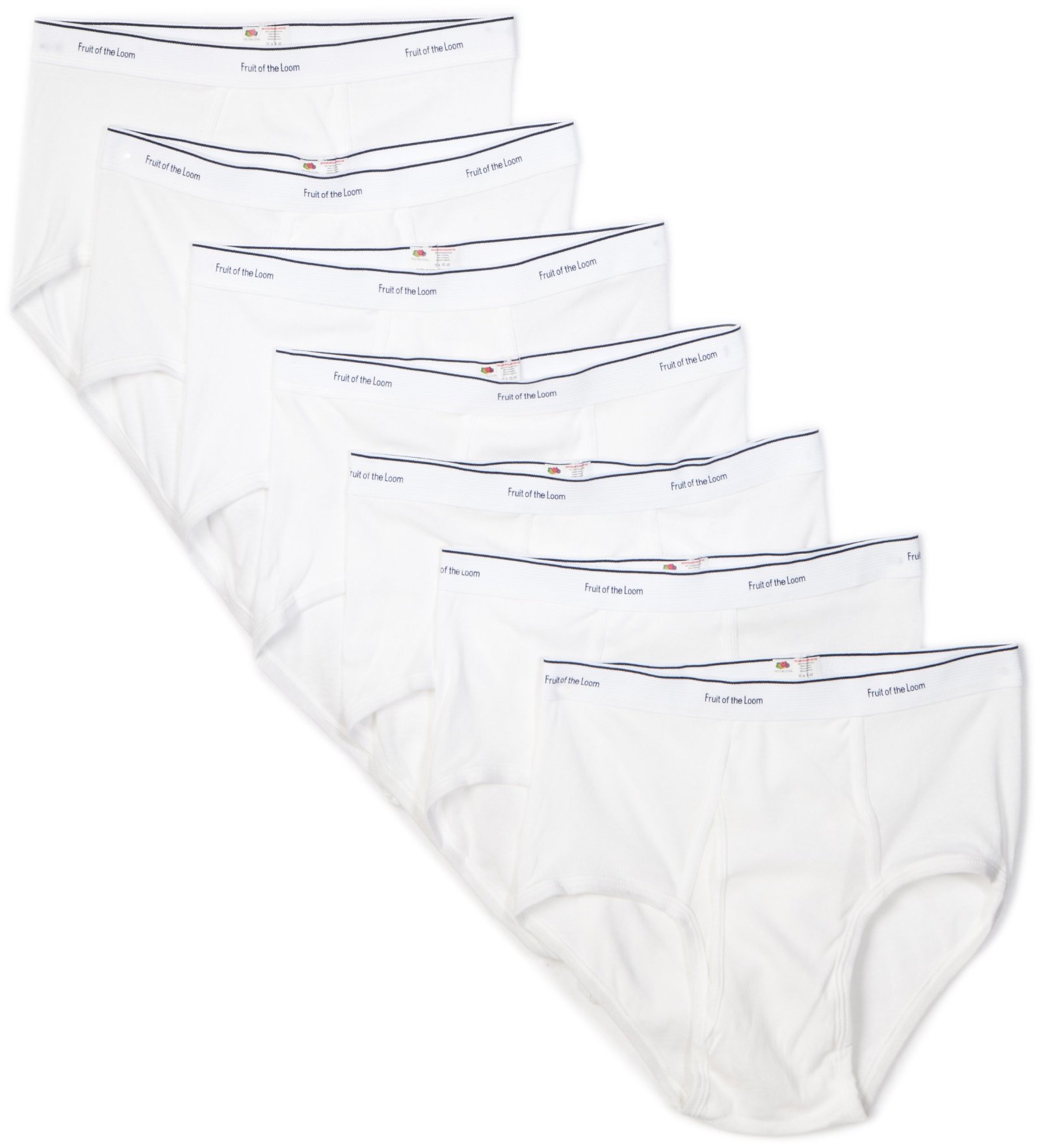 Best Men's Gift Basic Brief, 7 Pack, White,Size Large Underwear Comfort ...
