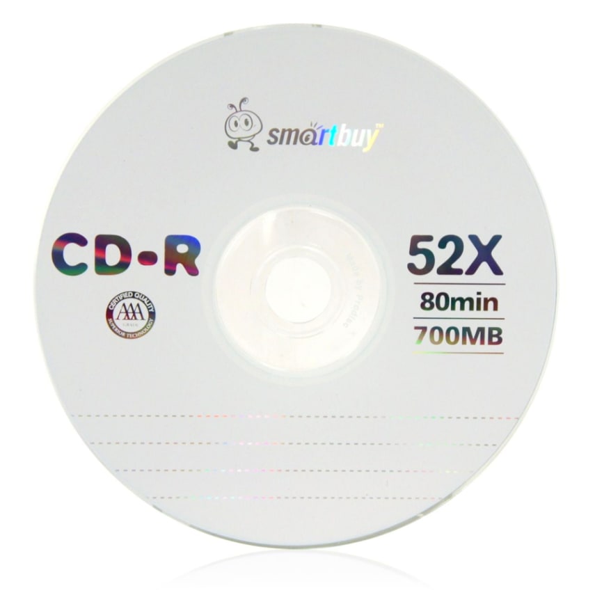 CDR 100 Pack Blank CD Recordable Discs Media Music Images Files 700 MB