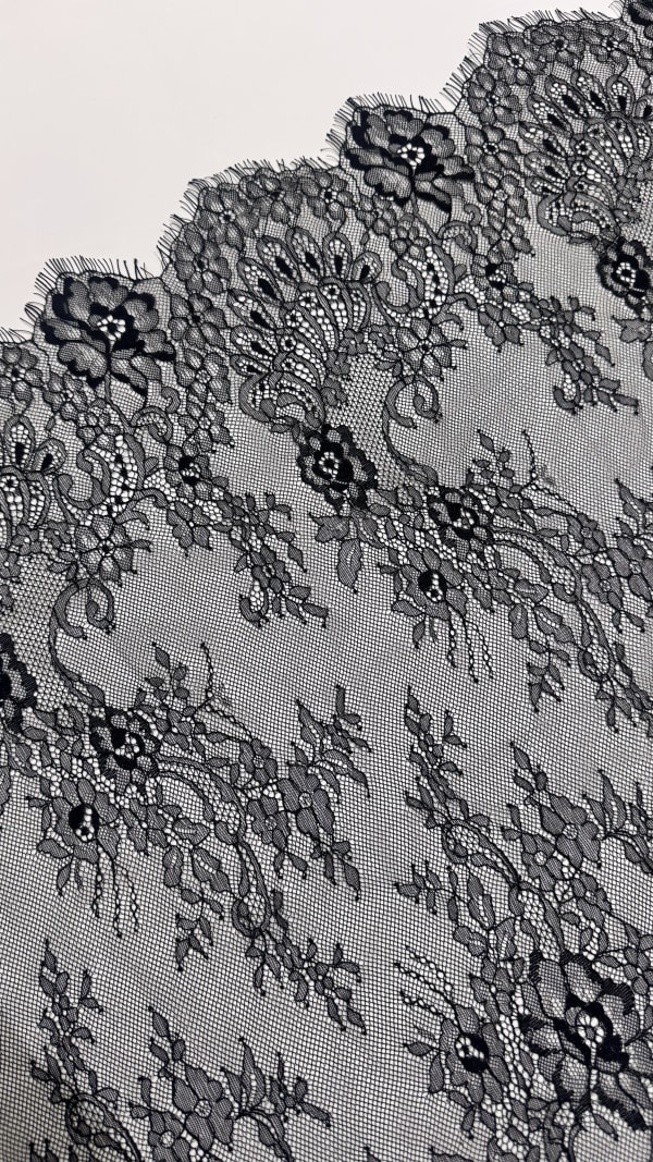 French Chantilly Lace (bordered)
