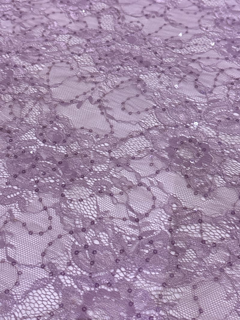 French Chantilly Lace (Sequins)